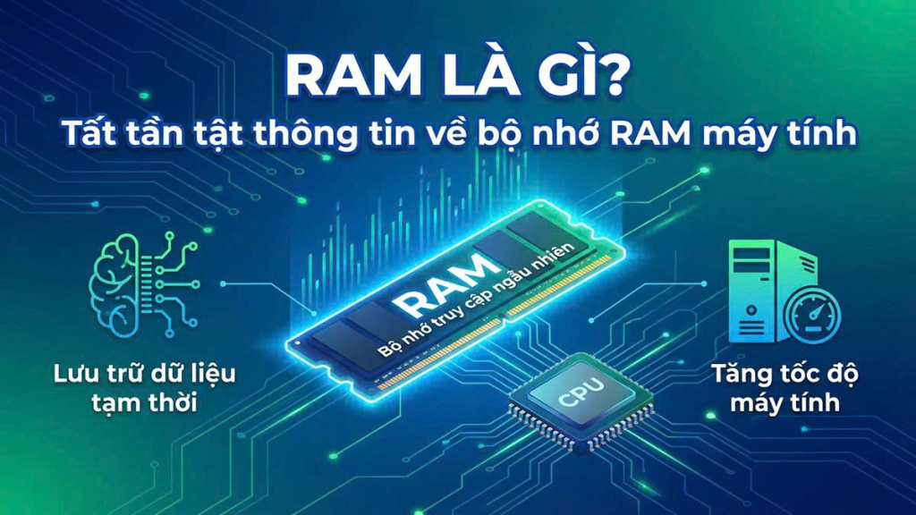 Bus RAM là gì? Bus RAM ảnh hưởng đến hiệu suất máy tính như thế nào?