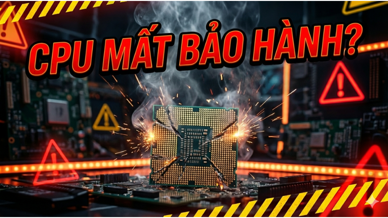 Những lưu ý quan trọng để CPU được bảo hành chính hãng khi tự build PC