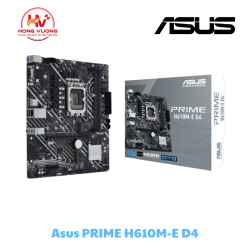 Mainboard ASUS PRIME H610M-E D4 | Socket LGA1700 | H610 Chipset | DDR4 | Micro-ATX | Hỗ trợ Intel Gen 12/13/14