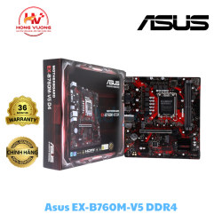 Mainboard Asus EX-B760M-V5 DDR4 | Socket LGA1700, Micro-ATX, Chính Hãng