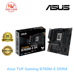 Mainboard Asus TUF Gaming B760M-E DDR4 | Micro-ATX, LGA1700, Hỗ trợ Intel Gen 12/13/14