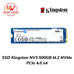 SSD Kingston NV3 500GB M.2 NVMe PCIe 4.0 x4 – Tốc Độ Cực Nhanh, Hiệu Năng Mượt Mà