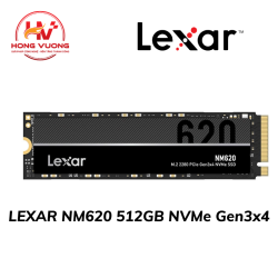 SSD LEXAR NM620 512GB M.2 NVMe PCIe Gen3x4 – Tốc Độ Cao, Hiệu Năng Ổn Định