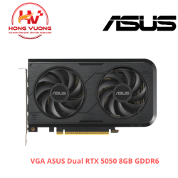 VGA ASUS Dual GeForce RTX 5050 8GB GDDR6 (DUAL-RTX5050-8G) – Gaming mượt, tiết kiệm điện, công nghệ AI mới