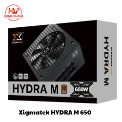 Nguồn Máy Tính Xigmatek HYDRA M 650 EN44214 | PSU 650W 80 Plus Bronze, Full Modular, Cáp Dẹt