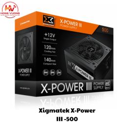 Nguồn Máy Tính Xigmatek X-Power III X-500 EN45976 | PSU 500W Ổn Định, Giá Rẻ, Chính Hãng